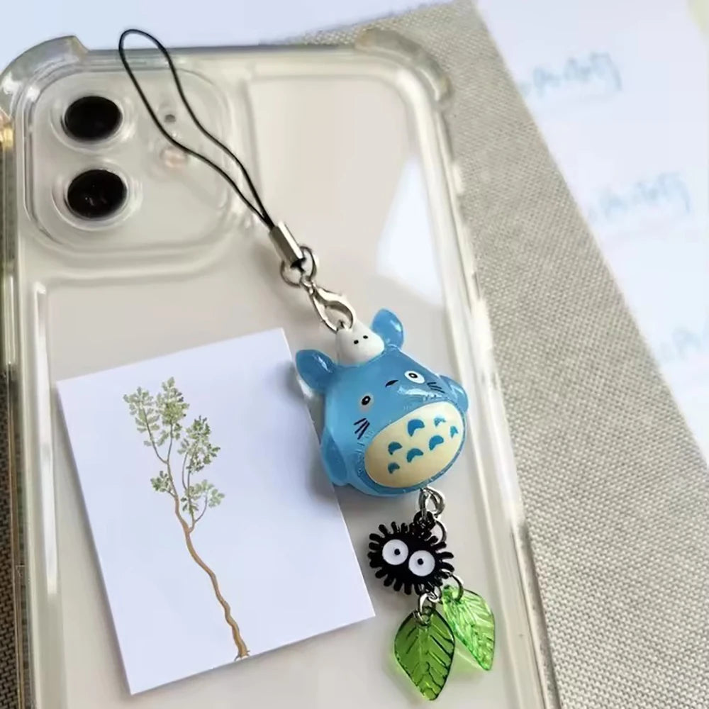 Kawaii Woodland Spirit Phone Charm – Y2K Anime Keychain