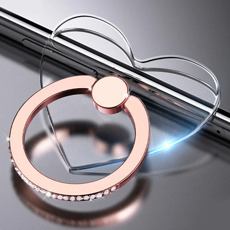 Butterfly Phone Grip & Stand - Transparent Luxury Accessory