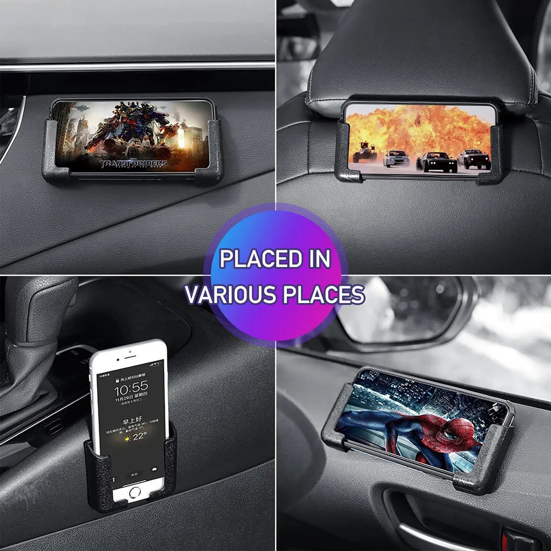 Adhesive Car Phone Holder for Safe and Convenient Mounting