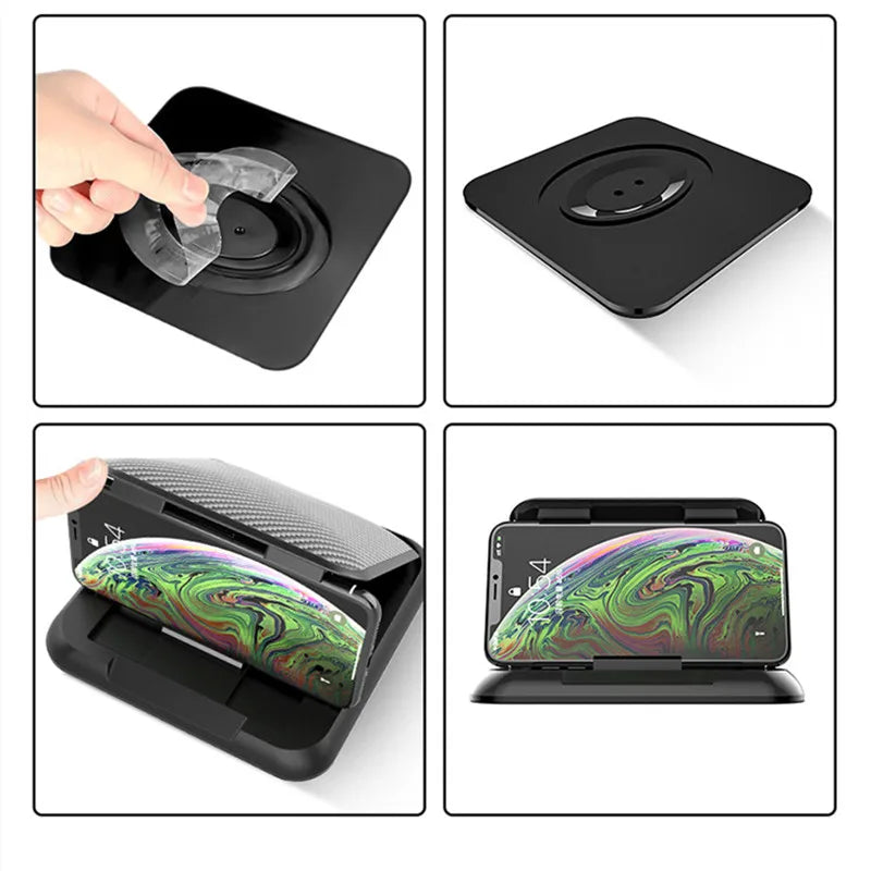 Universal Car Dashboard Phone Mount – Anti-Slip Suction Pad Holder