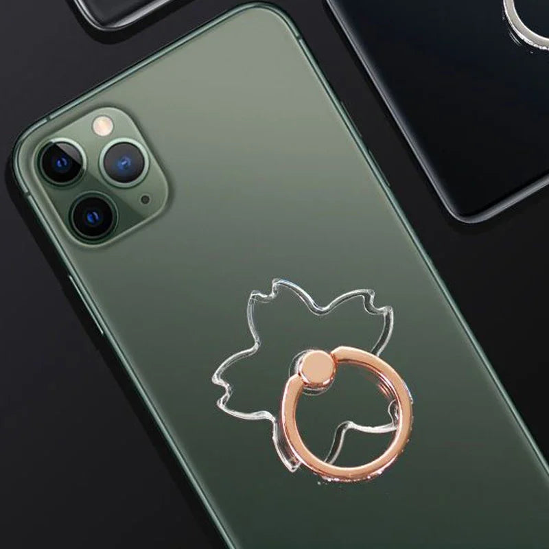 Butterfly Phone Grip & Stand - Transparent Luxury Accessory