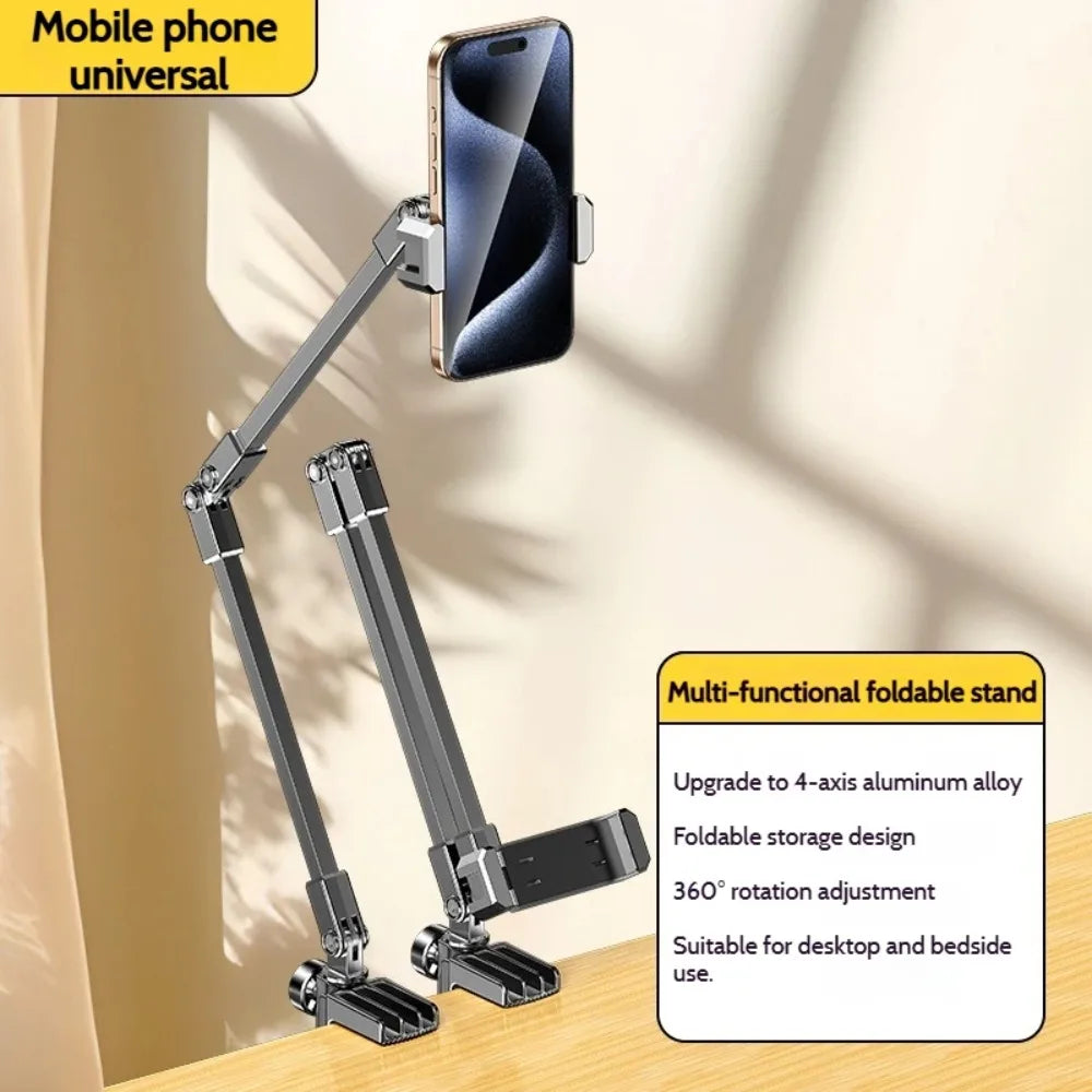 Adjustable Tablet & Phone Stand 360° Rotation Bedside Holder