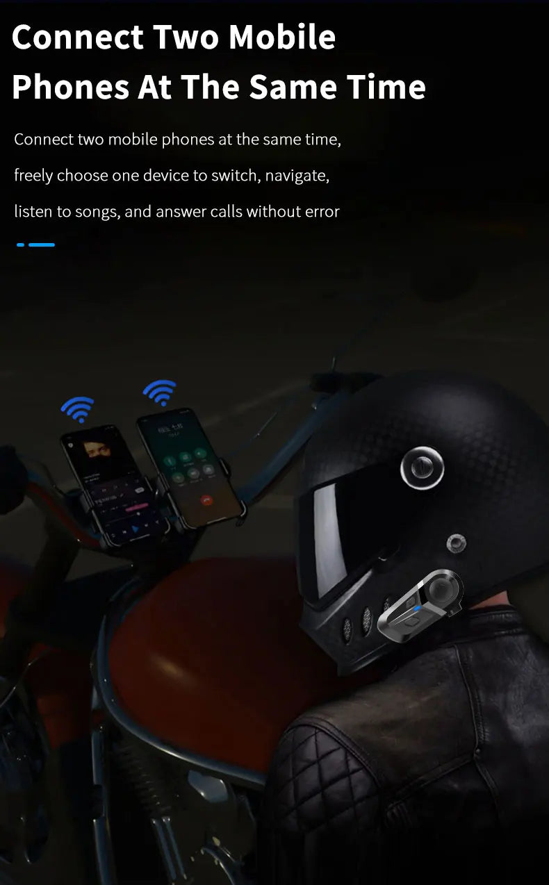Motorcycle Helmet Bluetooth Headset - Best Wireless Communication Accessories