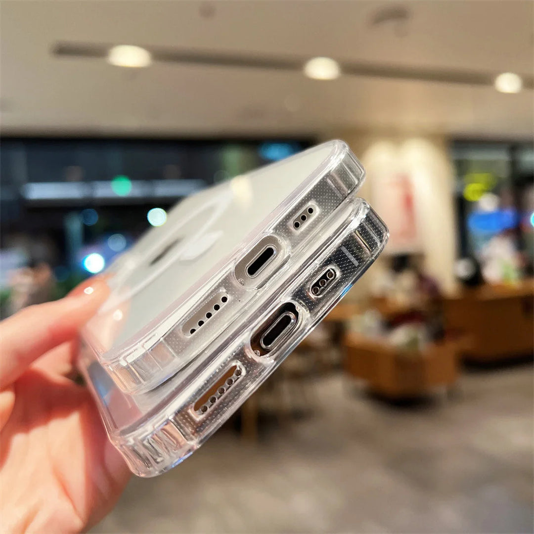 Clear MagSafe iPhone Case for 11-17 Pro Max