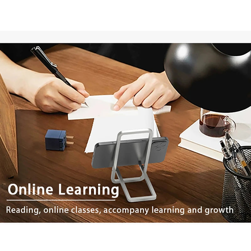 Foldable Phone Stand for Desk – Adjustable, Universal Phone Holder