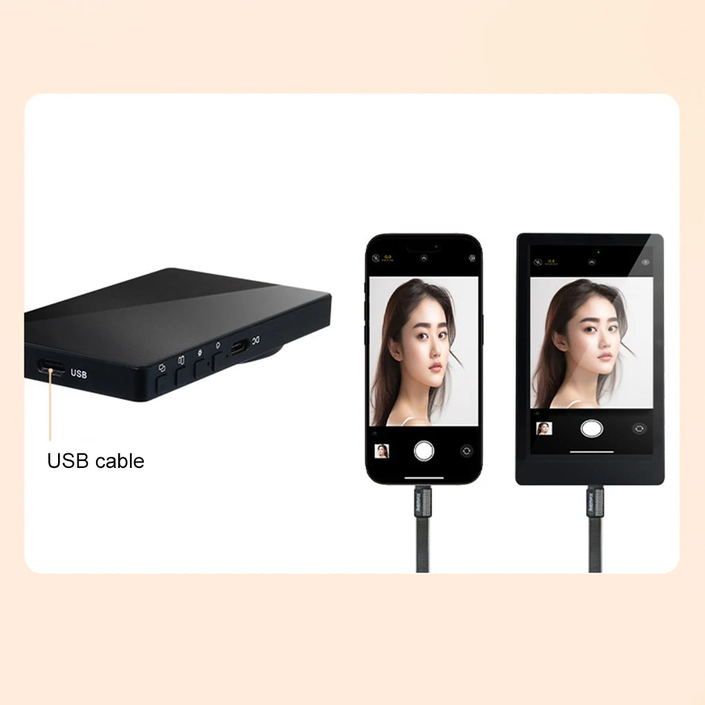 Wireless Lavalier Mic & Magnetic Monitor Kit for Smartphone Vlogging