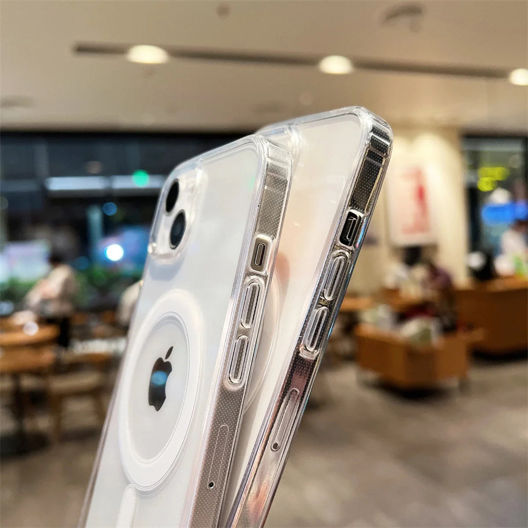 Clear MagSafe iPhone Case for 11-17 Pro Max