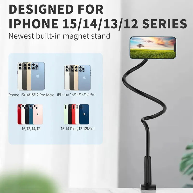 Best MagSafe Compatible iPhone Stand with Adjustable Gooseneck - Buy Now