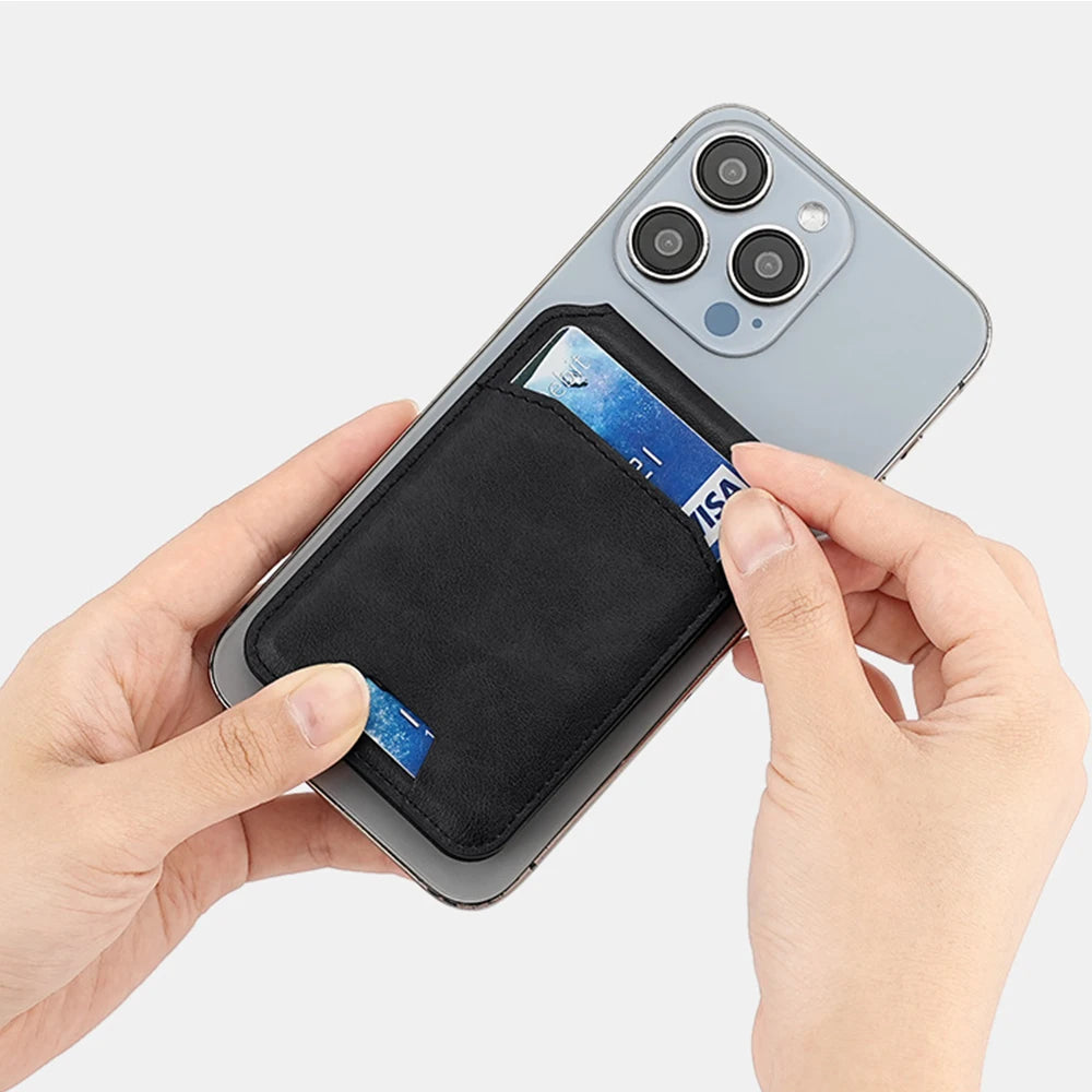 MagSafe Leather Wallet Case for iPhone 13, 14, 15, 16
