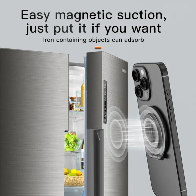 Opansten F29 Double-Sided Magnetic Ring Holder | MagSafe Kickstand Grip iPhone 16 15 14 13 12