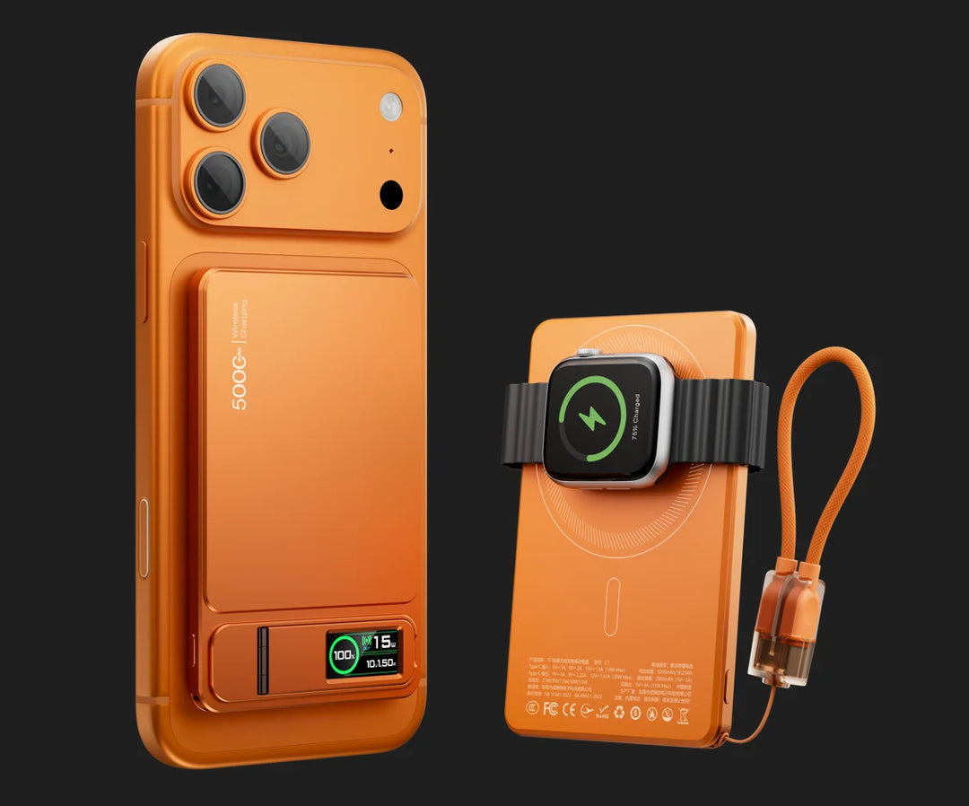 CCC 10000mAh 3-in-1 Magnetic Wireless Power Bank 20W Fast Charging MagSafe iPhone & Apple Watch