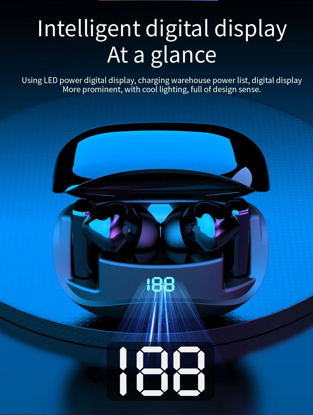 Buy Best RSRDDY Wireless Earbuds with Mic 2026 – LED Display | Free Shipping & Fast Delivery
