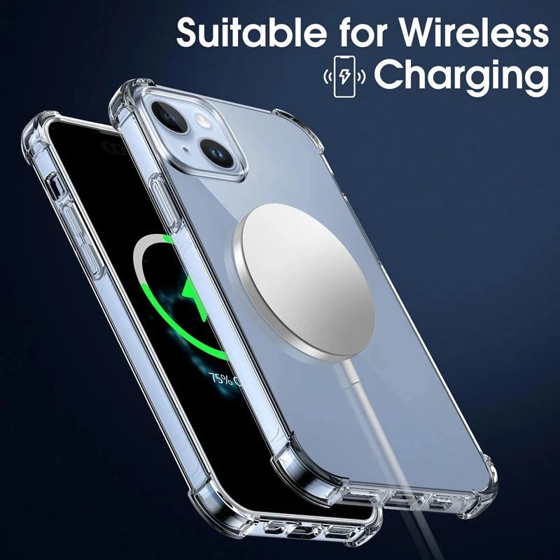 Shockproof Clear Silicone iPhone Case | Protect Your iPhone 7-15 Pro Max
