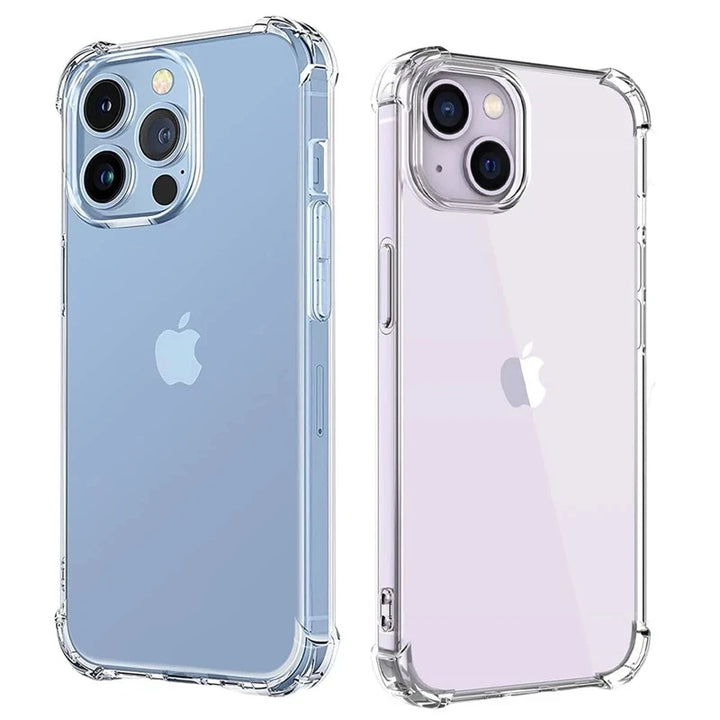 Shockproof Clear Silicone iPhone Case | Protect Your iPhone 7-15 Pro Max