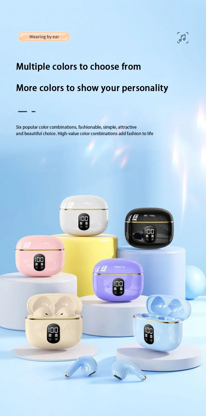 Best TWS Earbuds with Active Noise Cancellation Wireless Earphones