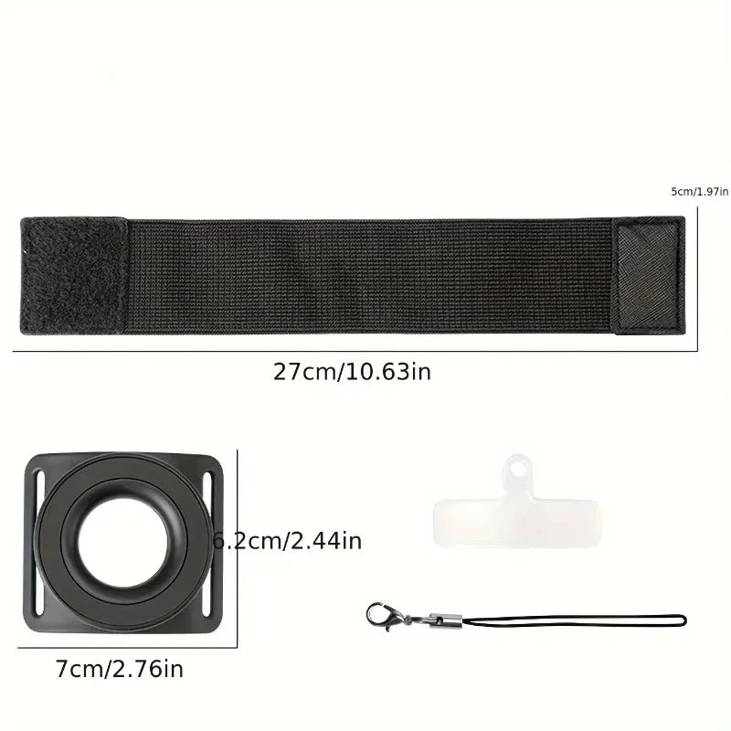 Magnetic Phone Mount Wrist Arm Strap 360° Rotation N52 Magnet