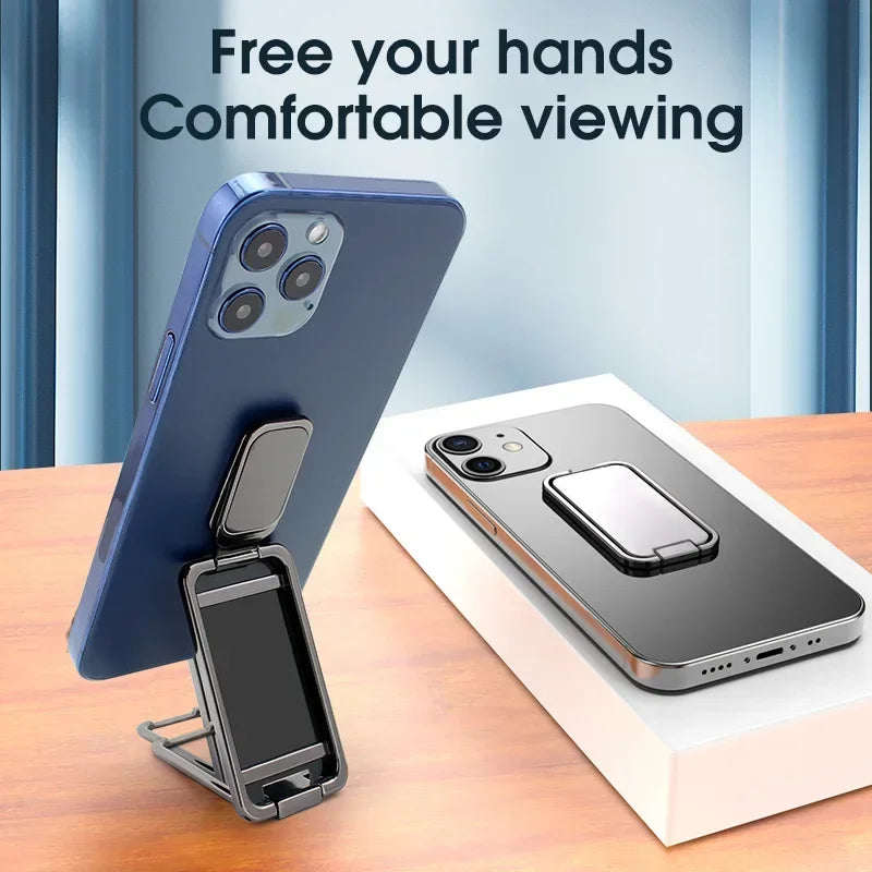 Universal car air vent phone holder with magnetic ring holder stand for iPhone and Android