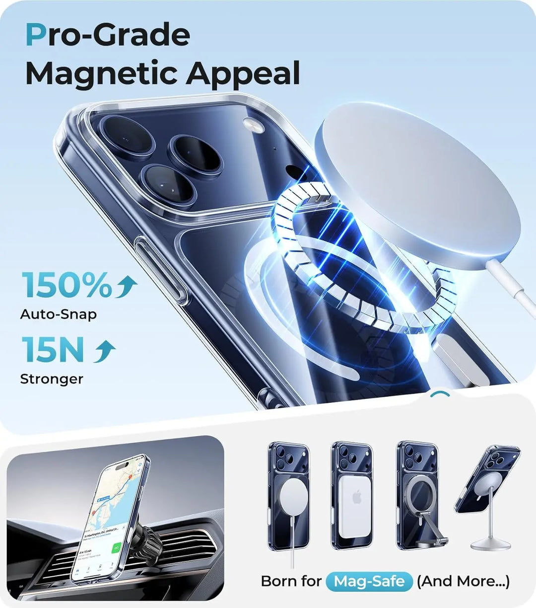 Buy Premium Clear MagSafe iPhone Case 2026 – Best Clear MagSafe Case | Free Shipping