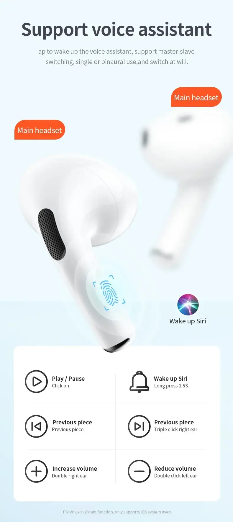 Lenovo LP40 Bluetooth Earbuds - IPX4 Waterproof Gaming Earphones