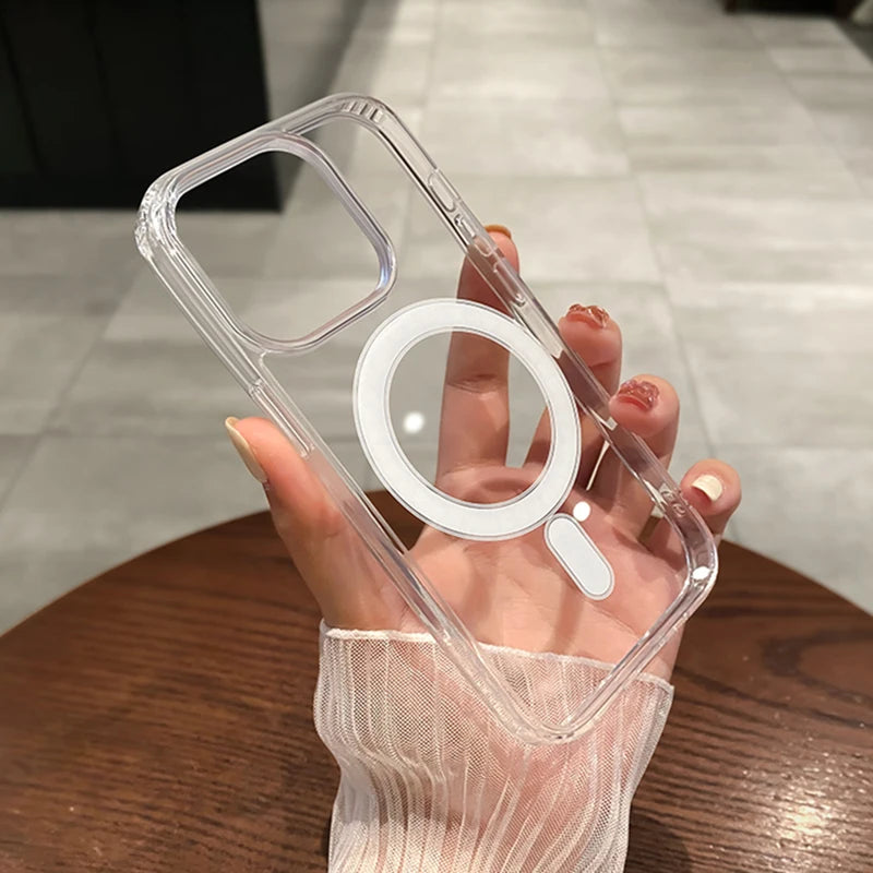 QIXTWO iPhone Clear MagSafe Case - Top Protection & Style