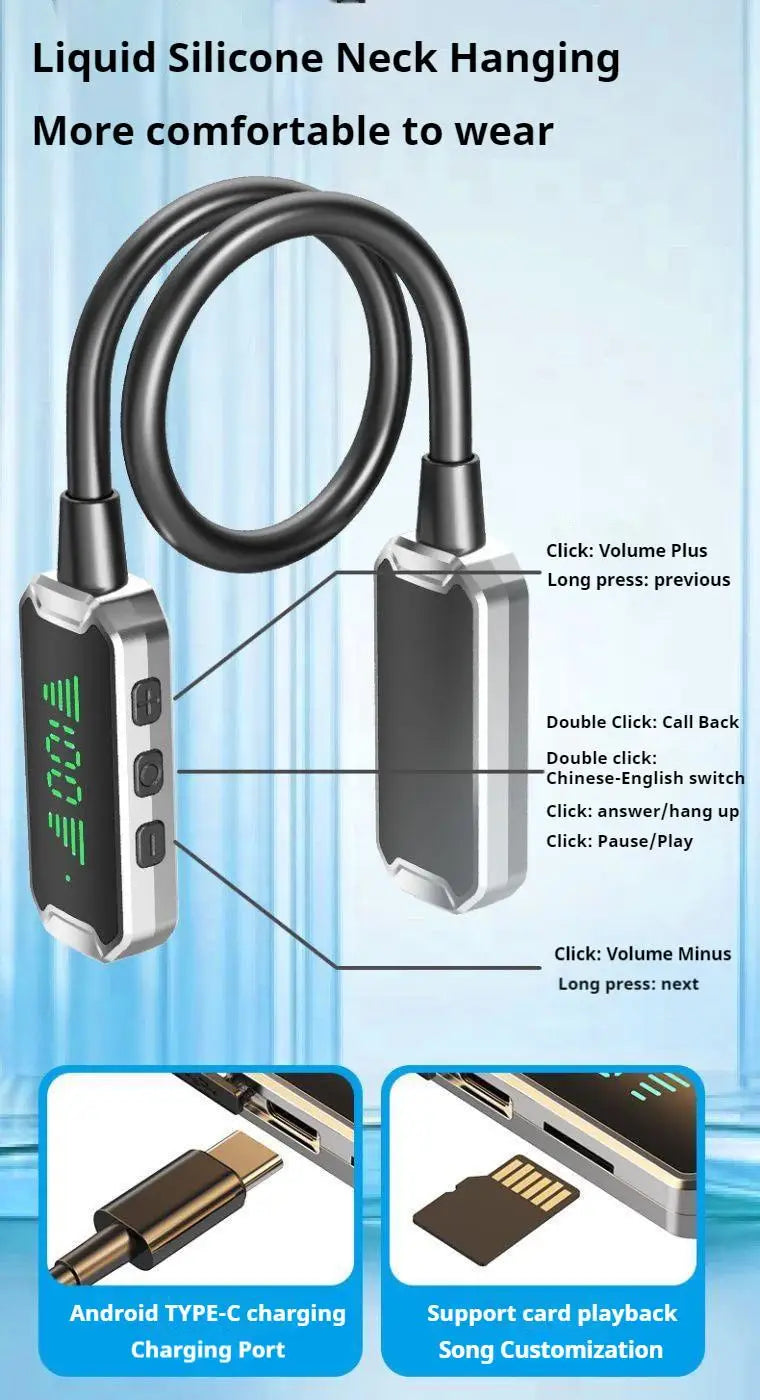Newmsnr Bluetooth 5.4 Neckband Earphones