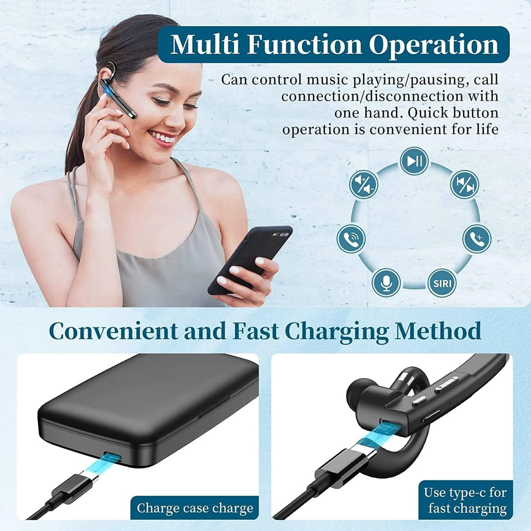 GDLYL Bluetooth Ear Hook Headset for Business