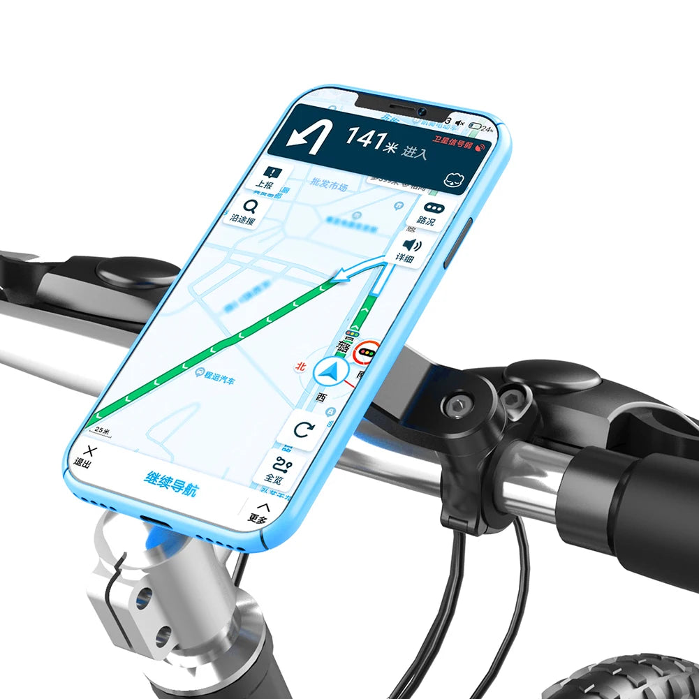 Shockproof Motorcycle Bike Phone Holder Handlebar Mount 4.7-7.2"