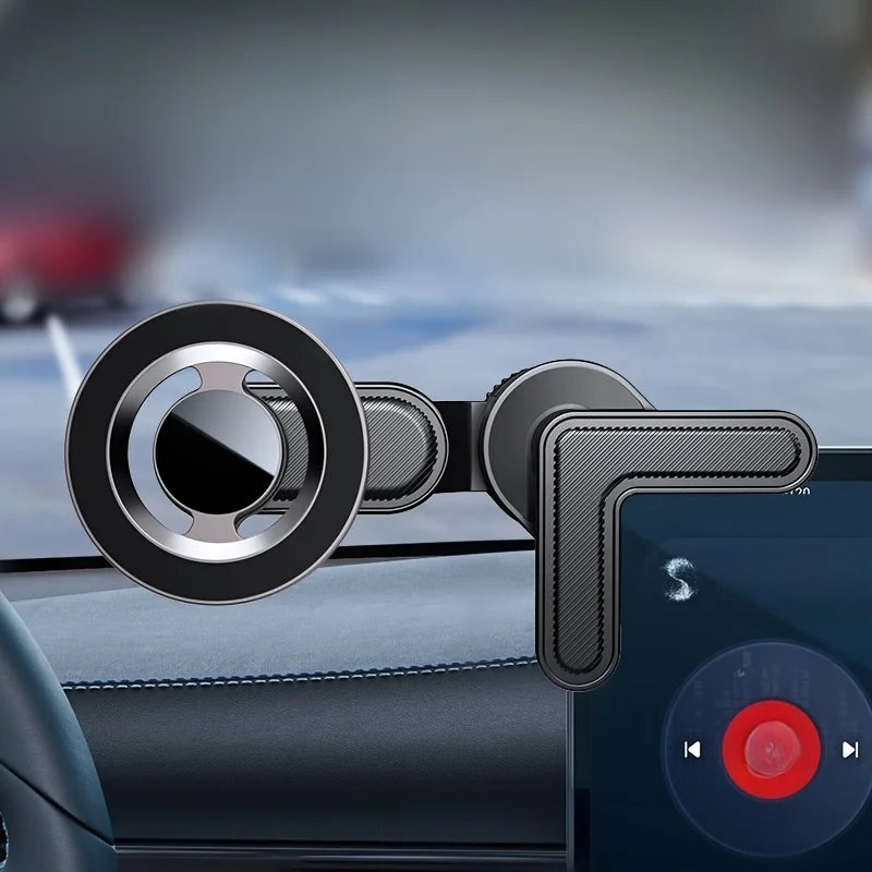 Magnetic Car Phone Mount for Dashboard Display Screen – 360 Rotation