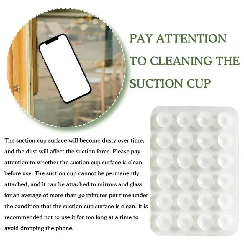 Silicone Suction Cup Phone Holder: Hands-Free Wall Mount for Your Convenience