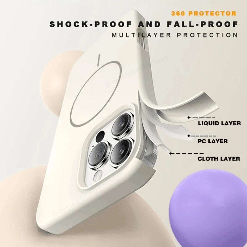 Buy Ultimate Magnetic Silicone MagSafe Case – Shockproof iPhone 2026 | Free Shipping & Fast Delivery