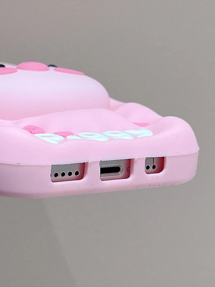 3D Pig iPhone Case with Kickstand for iPhone 11-15 Pro Max — 3d pig phonecase