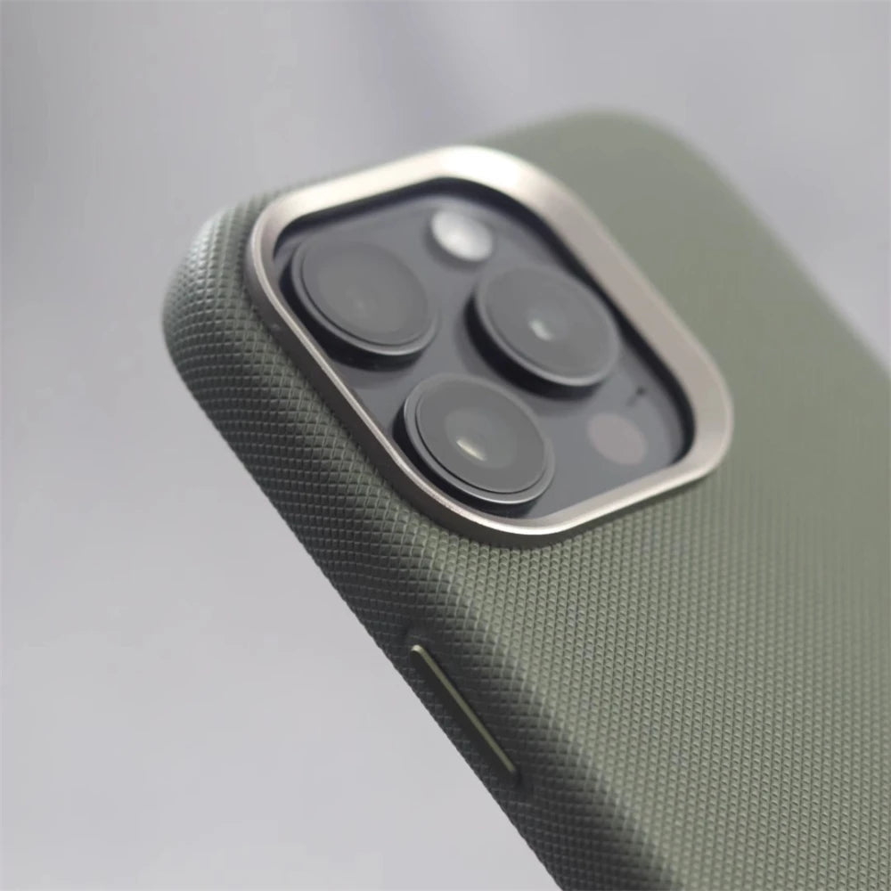 Buy Luxury MagSafe Leather Case 2026 – Alloy Lens Frame | Free Shipping & Fast Delivery