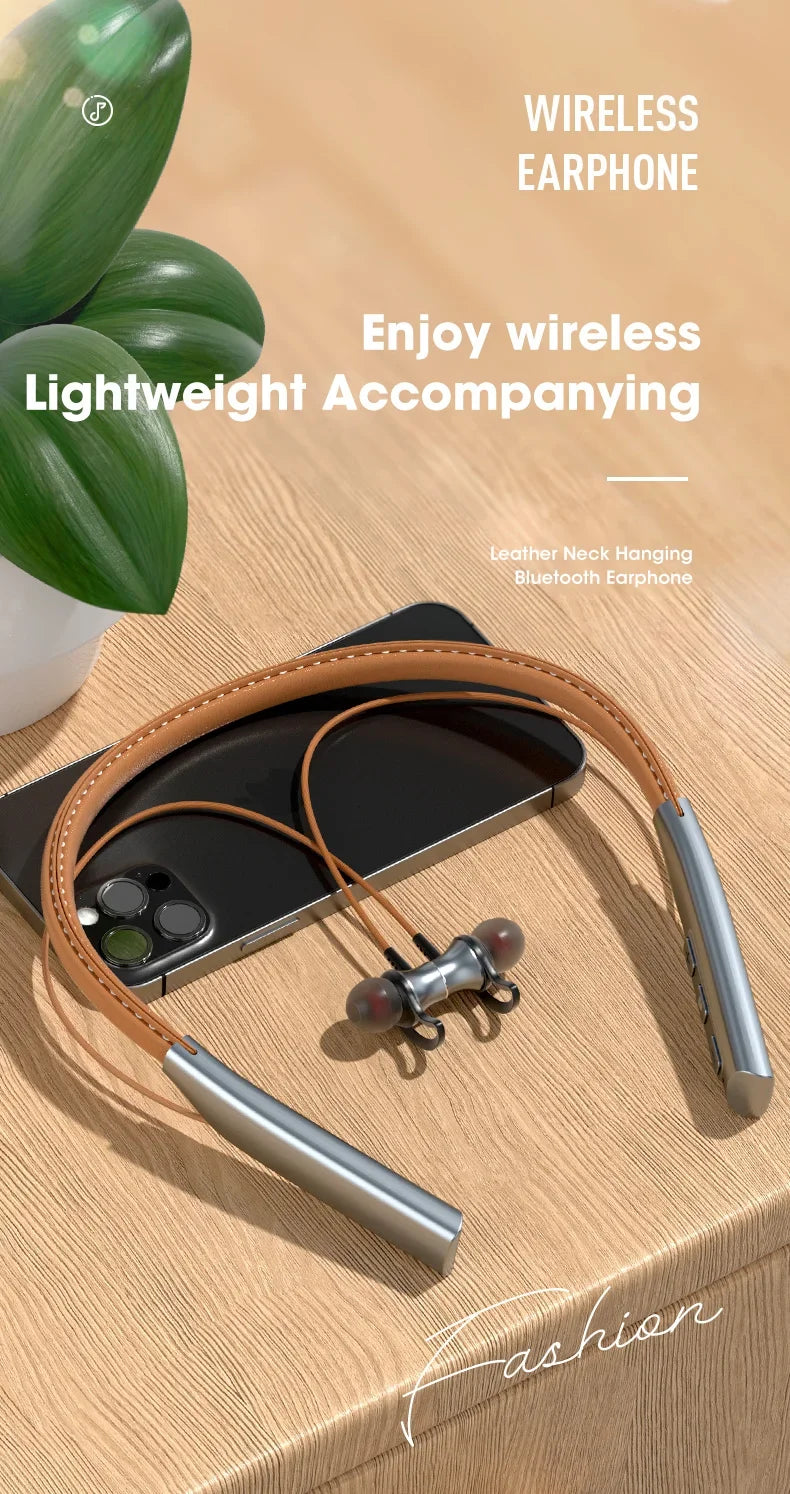 Lamgool Sports Bluetooth Earphones with Micro SD Slot - Sweatproof & Water Resistant