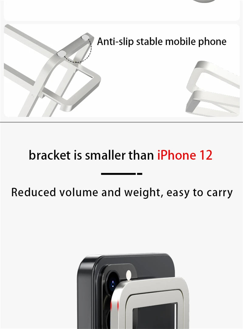 Foldable Phone Stand for Desk – Adjustable, Universal Phone Holder