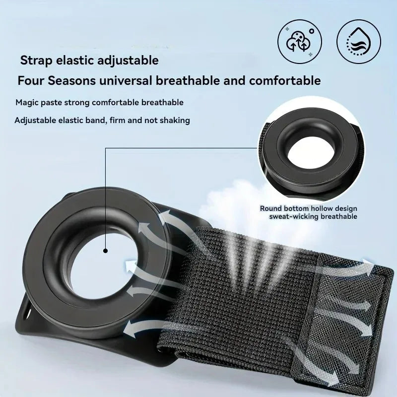 Magnetic Phone Mount Wrist Arm Strap 360° Rotation N52 Magnet