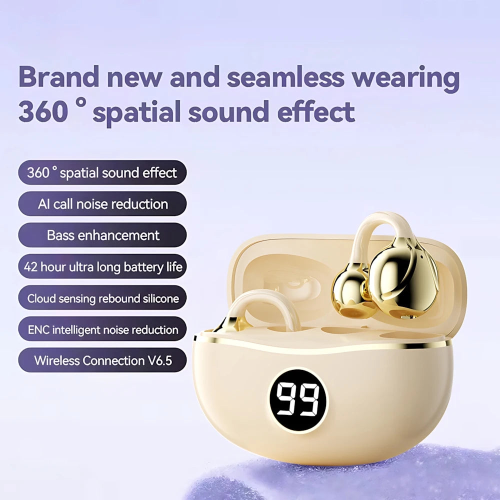 Waterproof Wireless Earbuds For Sports - 2025 Air Bone Conduction — waterproof phone accessories