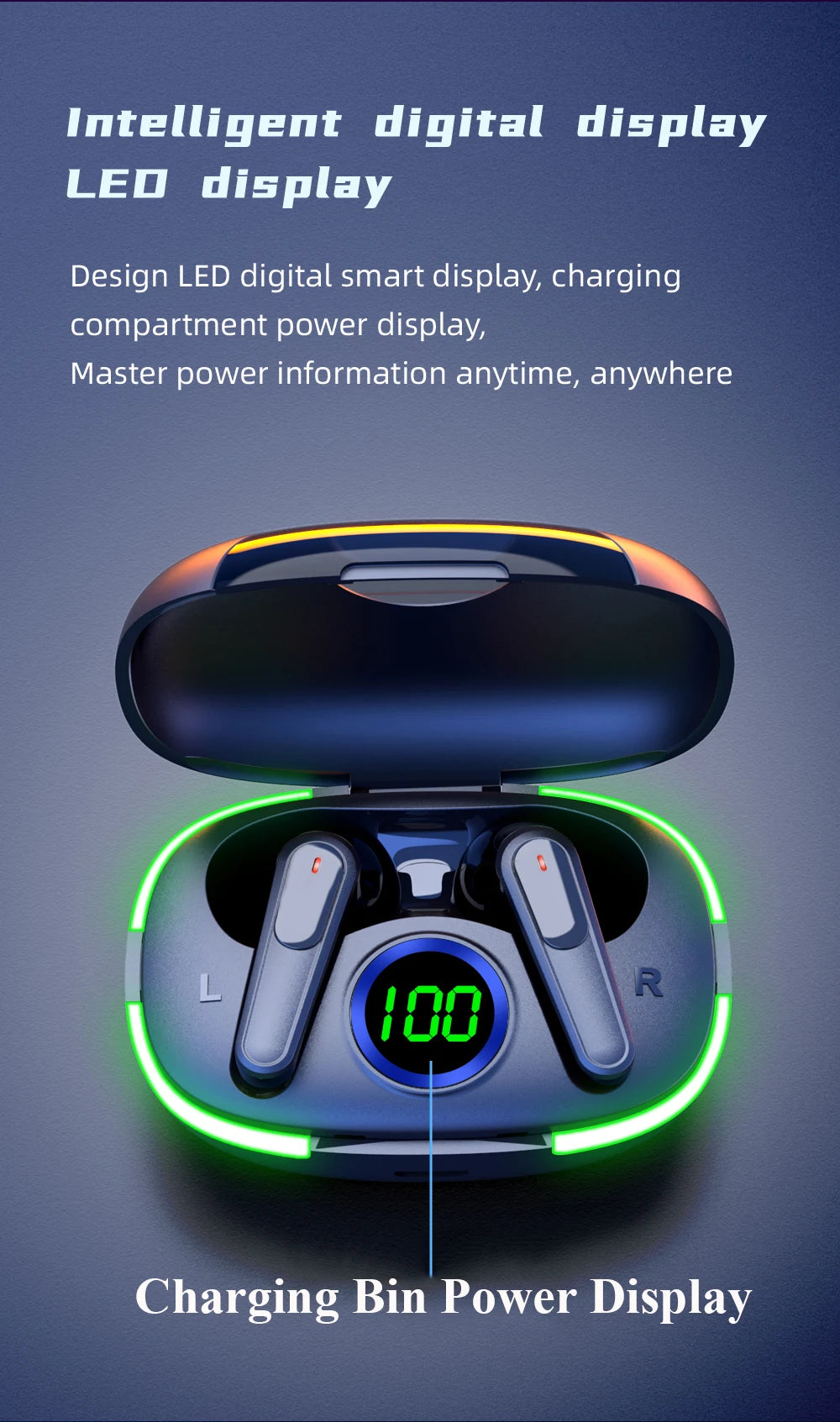 Wireless Earbuds with LED Display — best wireless earbuds