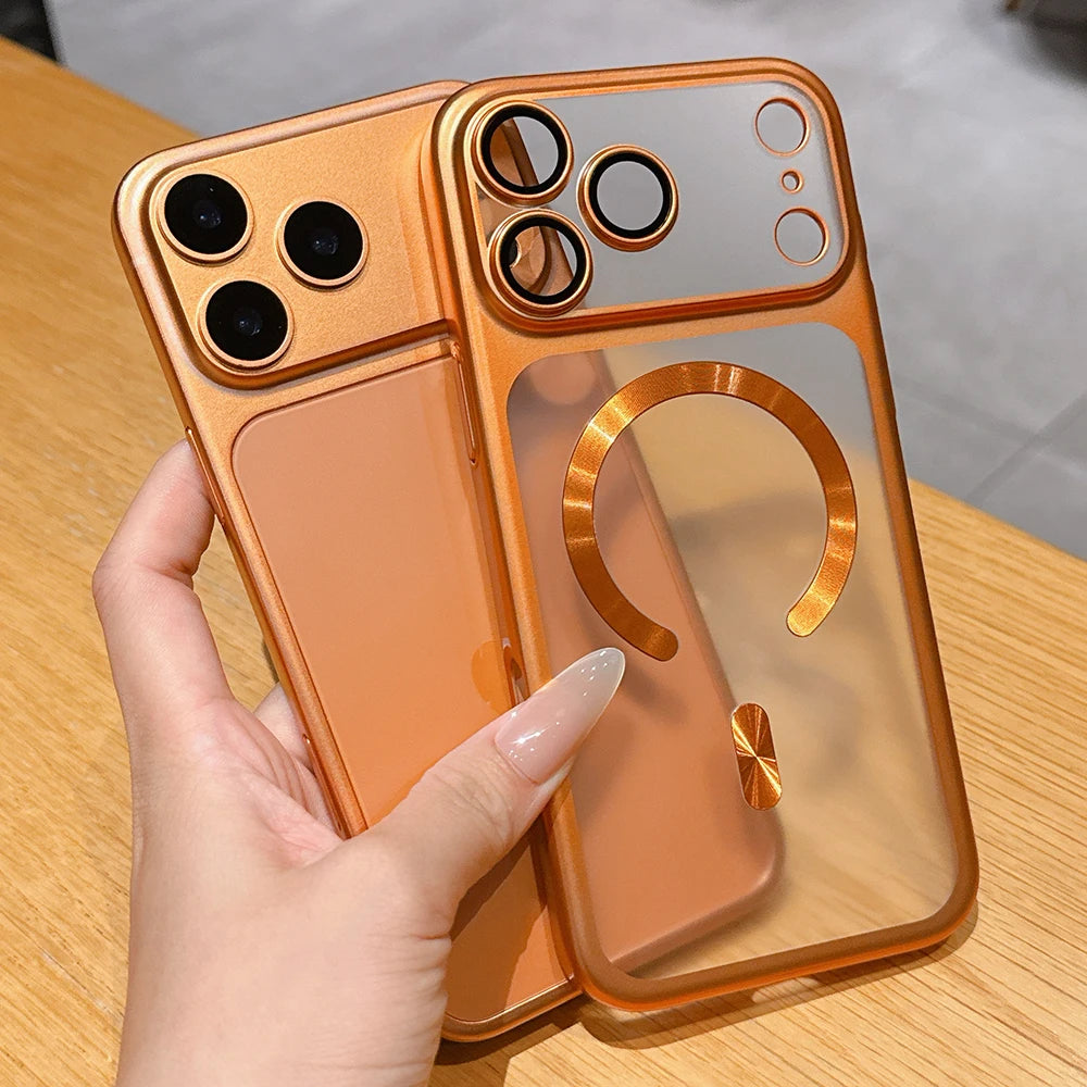 Matte Translucent MagSafe iPhone 17 Pro Max Case | Magnetic Shockproof Camera Protector Cover