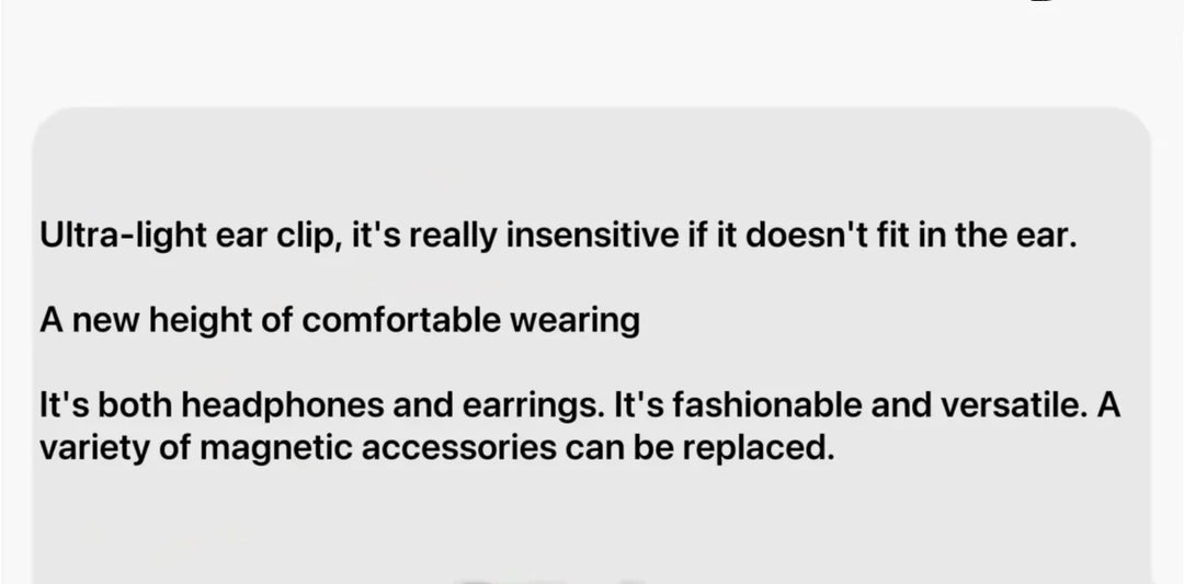 ZIYOULANG ERDU Open-Ear Bluetooth Ear Clip Headphones — ZIYOULANG ERDU Open-Ear Headphones