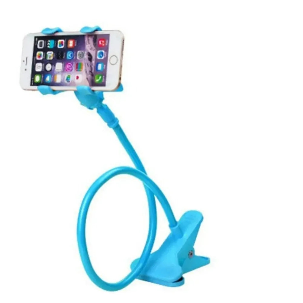 Flexible Phone Holder - Adjustable 28" Gooseneck Phone Mount for Bed and Desk