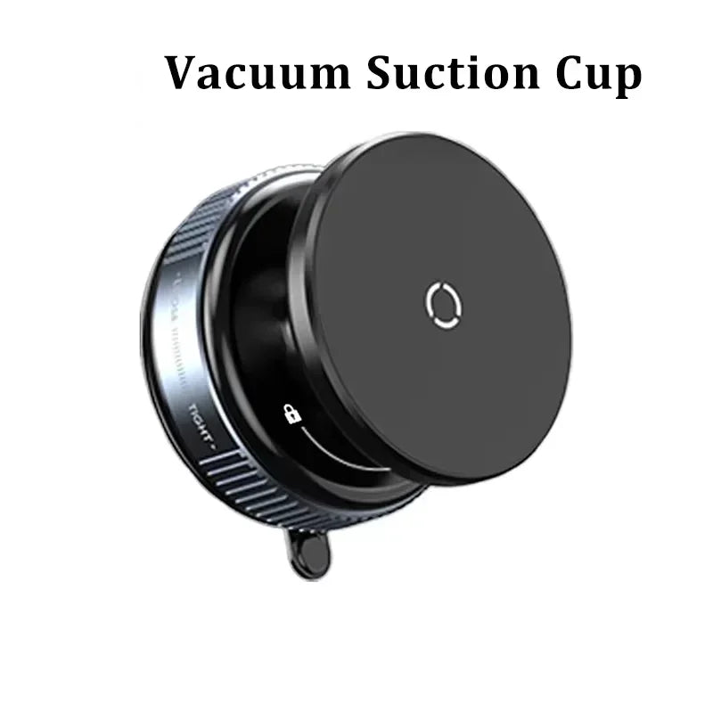 BMAD 16-Magnet Vacuum Car Phone Holder | 360° Foldable Aluminum | Dashboard Windshield Live Stream