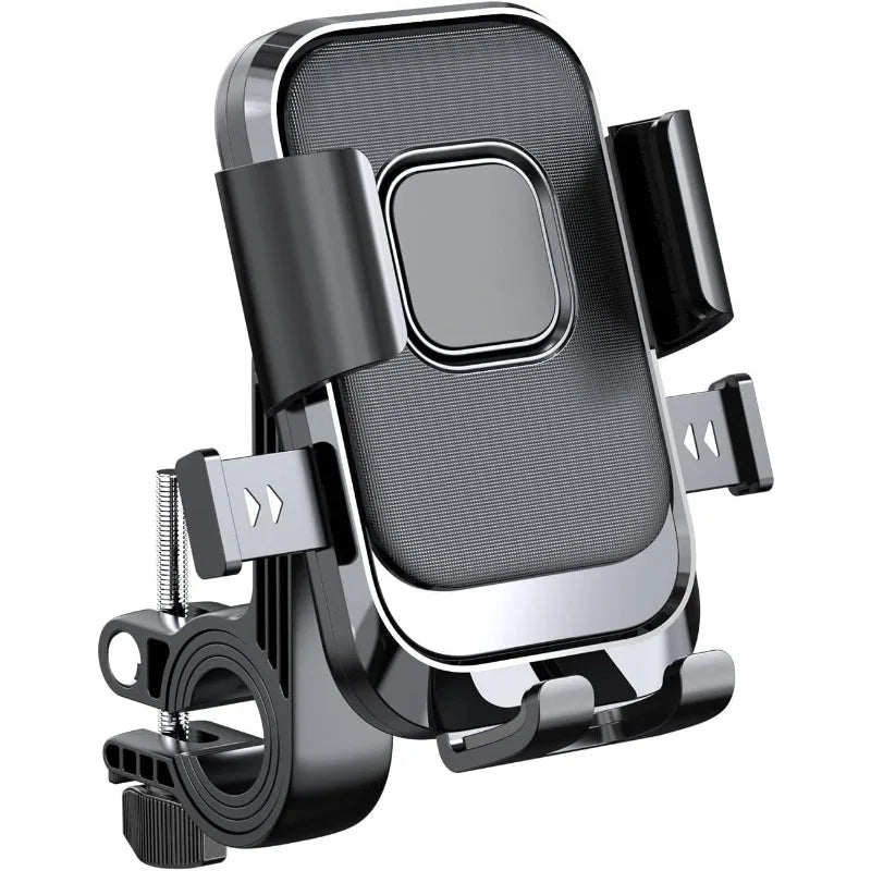 360° Bike Phone Mount – One-Hand Operation Handlebar Holder 4–6.9"