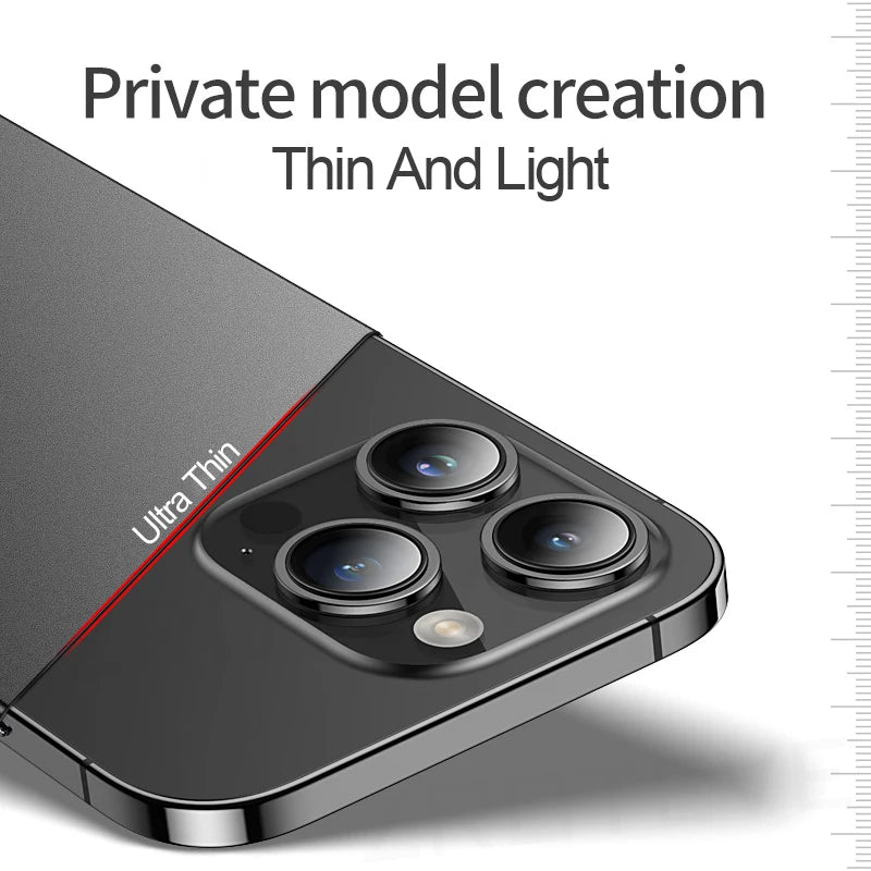 ZROTEVE Slim Matte iPhone Case | Hard PC Anti-Fingerprint Cover iPhone 17–12