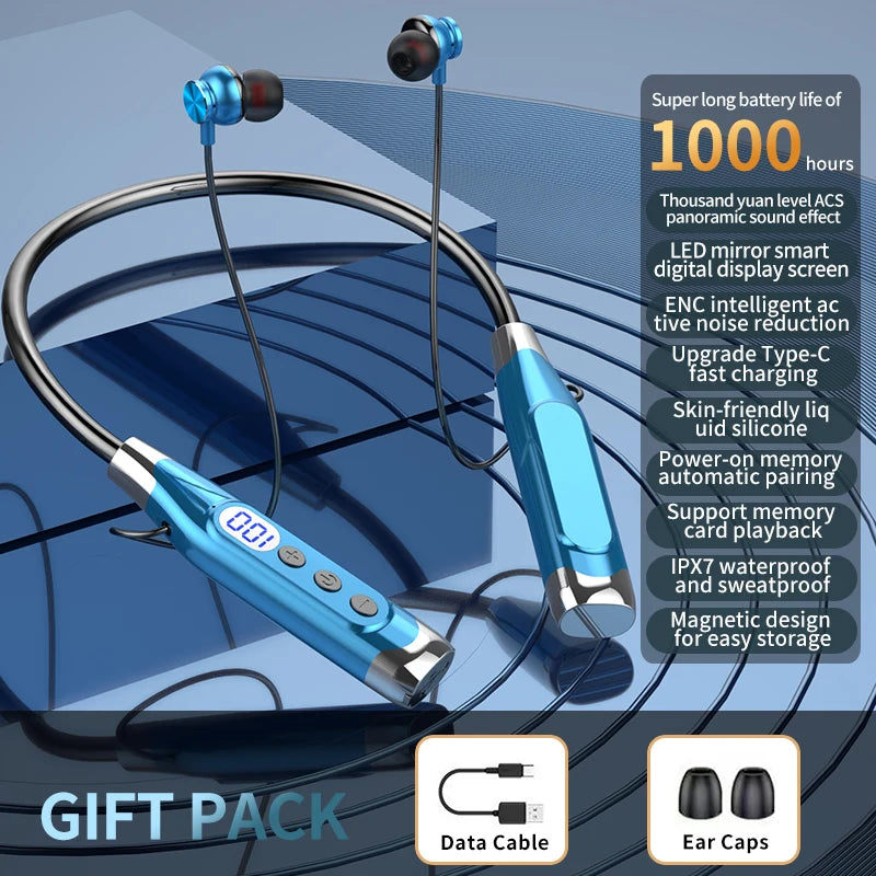 HKFZ Wireless Earbuds with Volume & Playback Controls