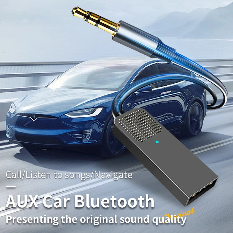 Bluetooth 5.5 Car Adapter for Universal Wireless Handsfree Audio