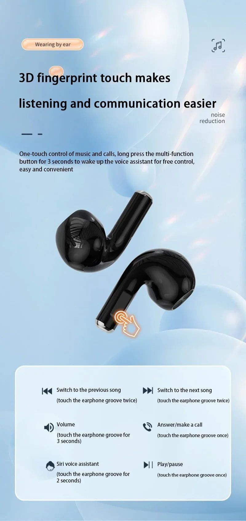 Best TWS Earbuds with Active Noise Cancellation Wireless Earphones