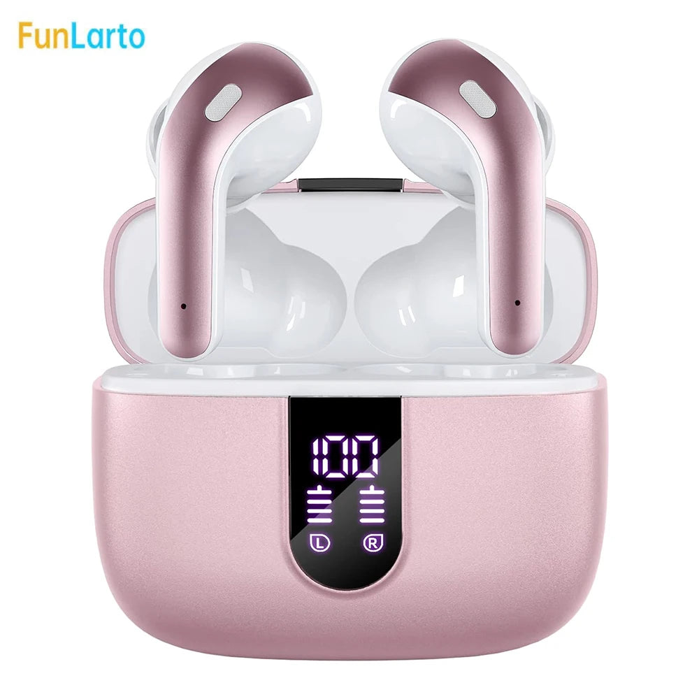 Best Funlarto Wireless Earbuds Bluetooth 5.3 - 50H Playtime Waterproof Earbuds