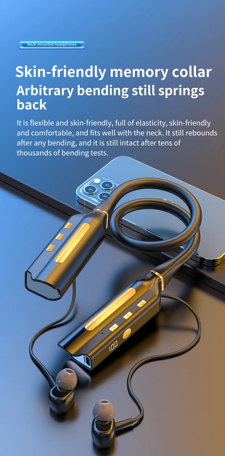 Luxuglow Wireless Earbuds: Ultra-Long Battery Life & ANC