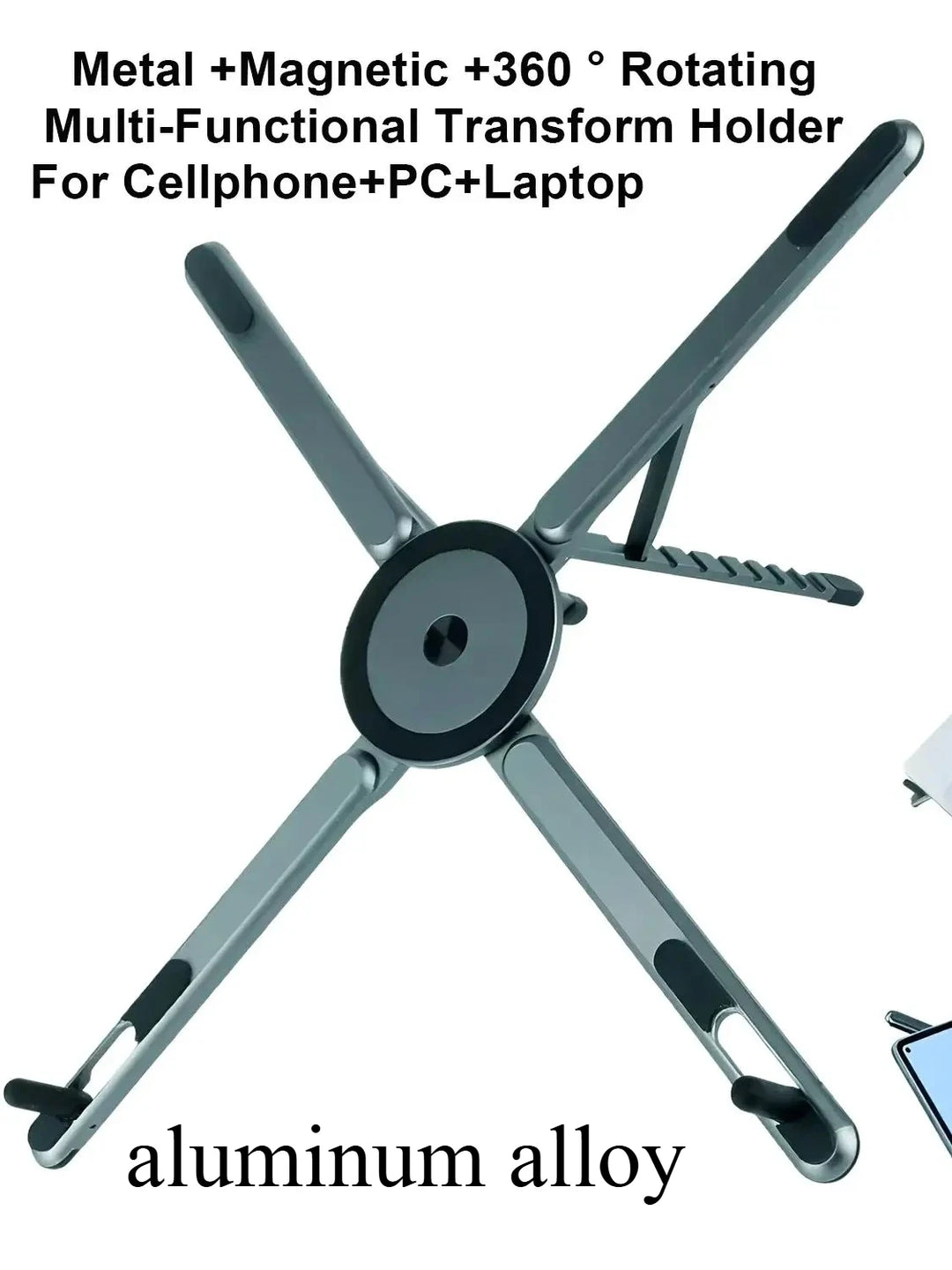 3-in-1 Magnetic Phone Holder & Selfie Stick Foldable Tripod
