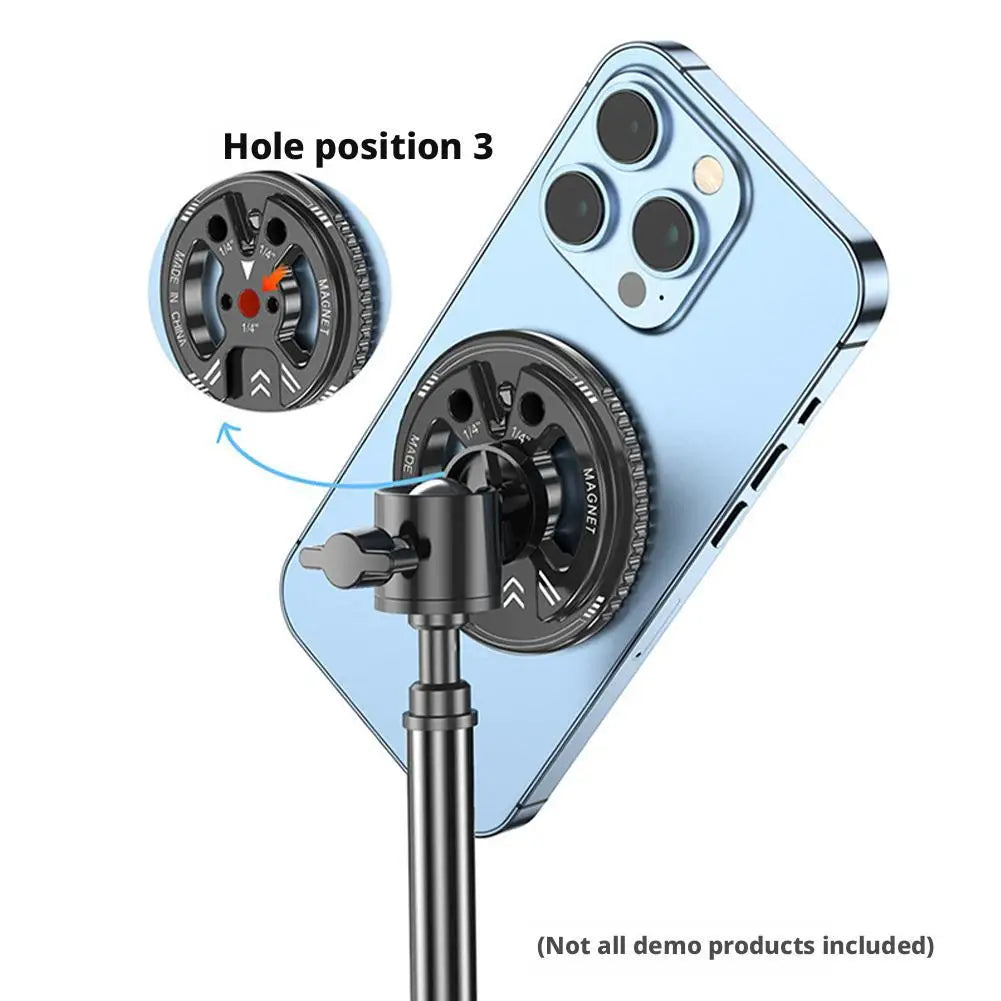 Magnetic Adapter Ring – 1/4" Cold Shoe MagSafe Converter for Camera & Tripod